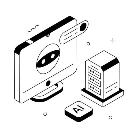 Server, Data, Storage, Datacenter, Database illustration