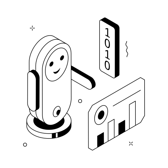 Smart, Robotics, Robot, Automation, Innovation illustration