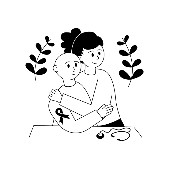 Cancer, Oncologist, Treatment, Care, Chemotherapy illustration