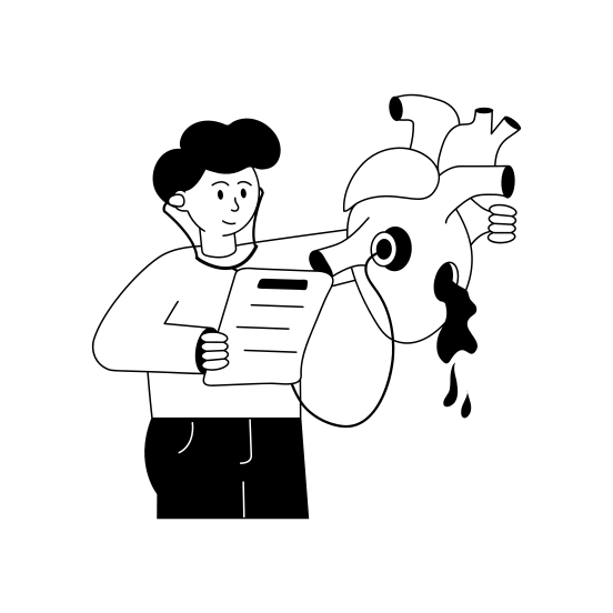 Cardiologist, Surgeon, Heart, Cardiac, Checkup illustration