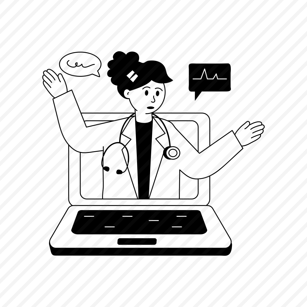 Consult, Consultant, Clinic, Laptop, Digital preview