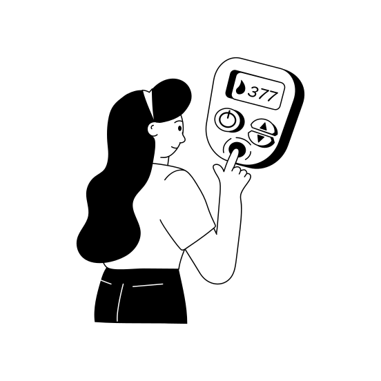 Diabetes, Checkup, Test, Sugar, Instrument illustration