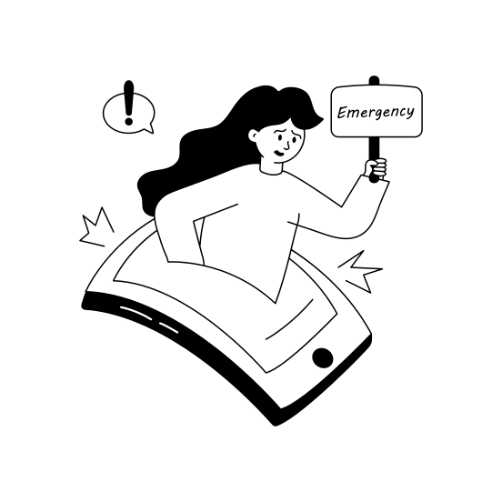 Emergency, Call, Assistance, Medical, Consultant illustration