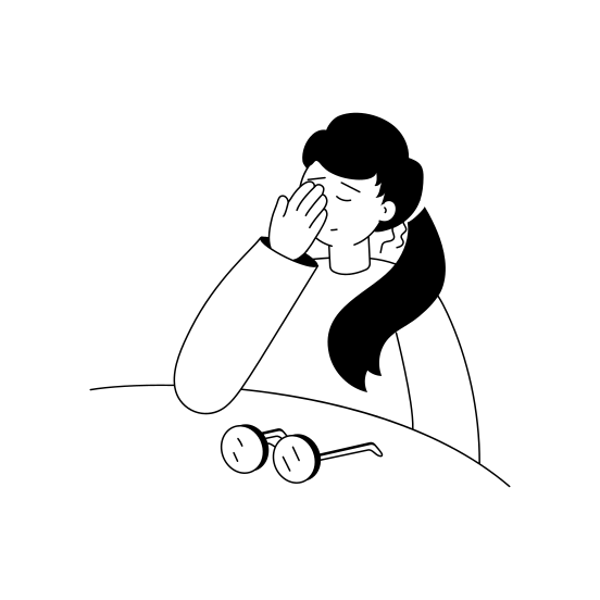 Eye, Problem, Optical, Glasses, Checkup illustration