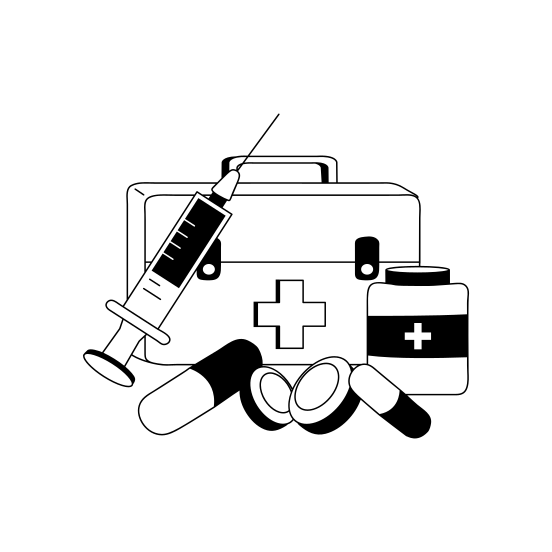 Medical, Equipment, Laboratory, Healthcare, Instruments illustration