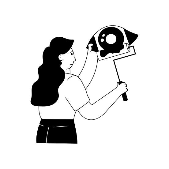 Optical, Eye, Healthcare, Ophthalmology, Examine illustration