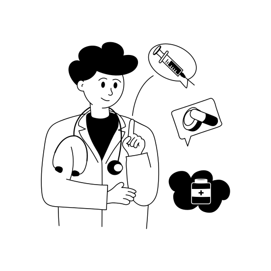 Thought, Dreaming, Medical, Healthcare, Thoughtful illustration