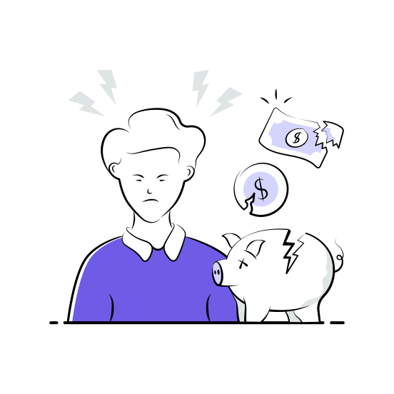 Bankruptcy, Financial, Loss, Debt, Issue, Business, Failure illustration