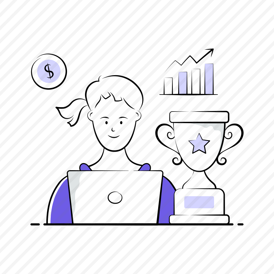 Business, Achievement, Success, Financial, Entrepreneur, Trophy, Growth preview