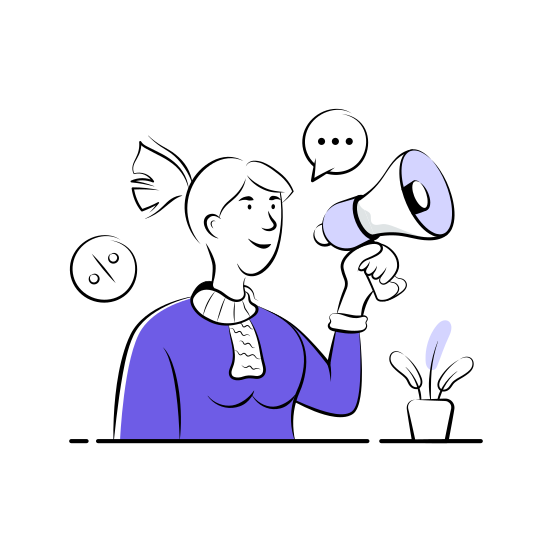 Business, Marketing, Announcement, Promotion, Campaign, Branding, Communication illustration