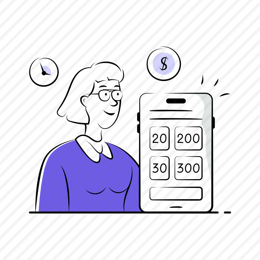 Mobile, Top Up, Financial, Planning, Technology, Payment, Options preview