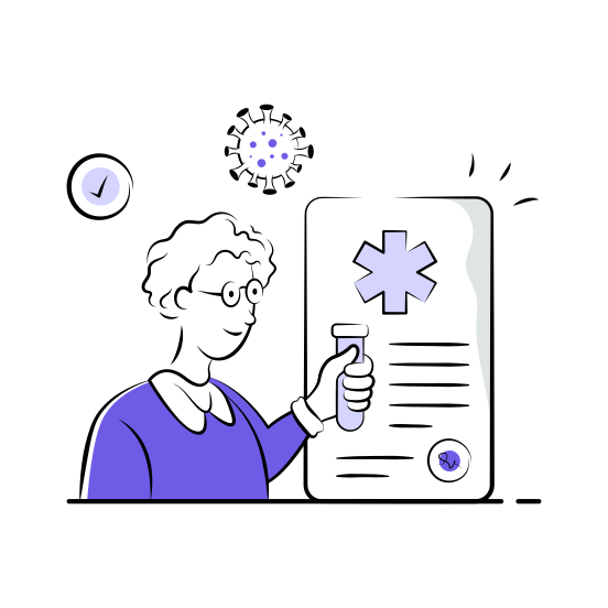 Blood, Test, Doctor, Medical, Healthcare, Research illustration