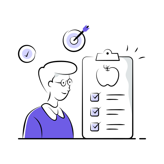 Diet Plan, Nutrition, Food Plan, Healthy, Lifestyle illustration