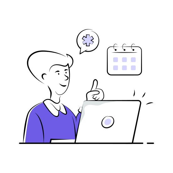 Hospital, Reception, Medical, Healthcare, Front Desk illustration