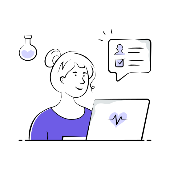 Medical, Healthcare, Data, Analysis, Telehealth illustration