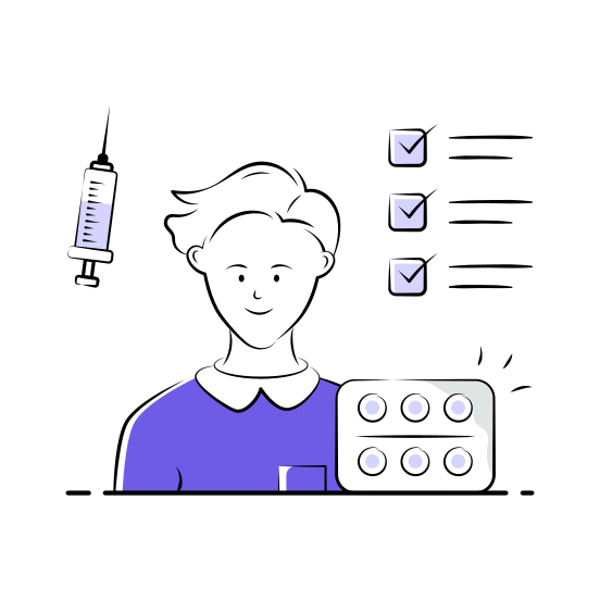 Medical, Healthcare, Treatment, Doctor, Medication illustration