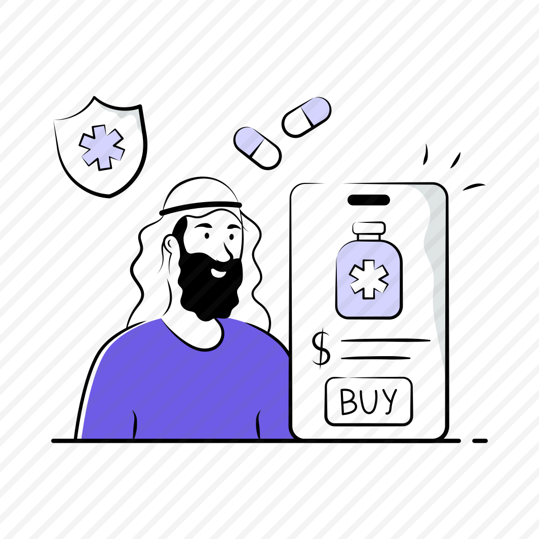 Online, Pharmacy, Telehealth, Mobile App, Medication preview