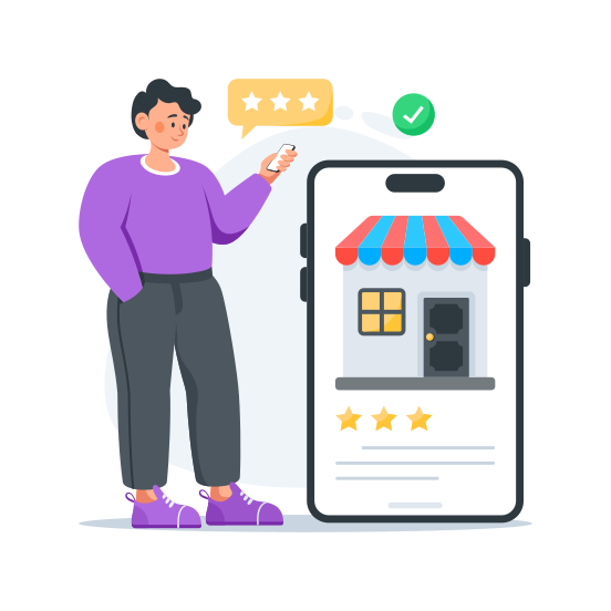 Customer, Review, Feedback, Opinion, Rating illustration