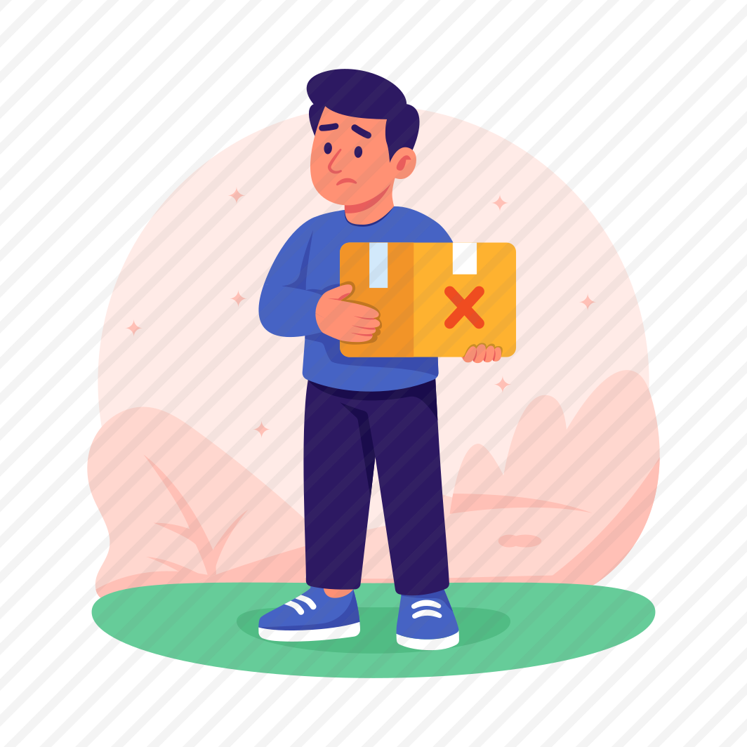 Rejected, Parcel, Package, Delivery, Return, Failed, Courier preview