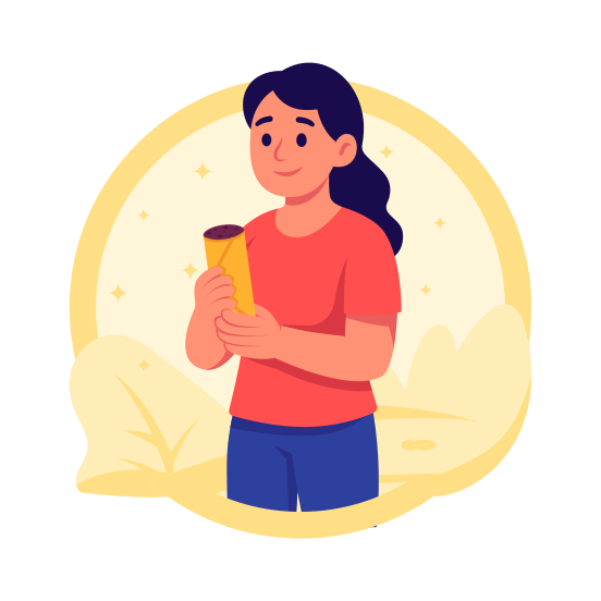 Sandwich, Delivery, Food, Courier, Snack, Parcel, Package, illustration
