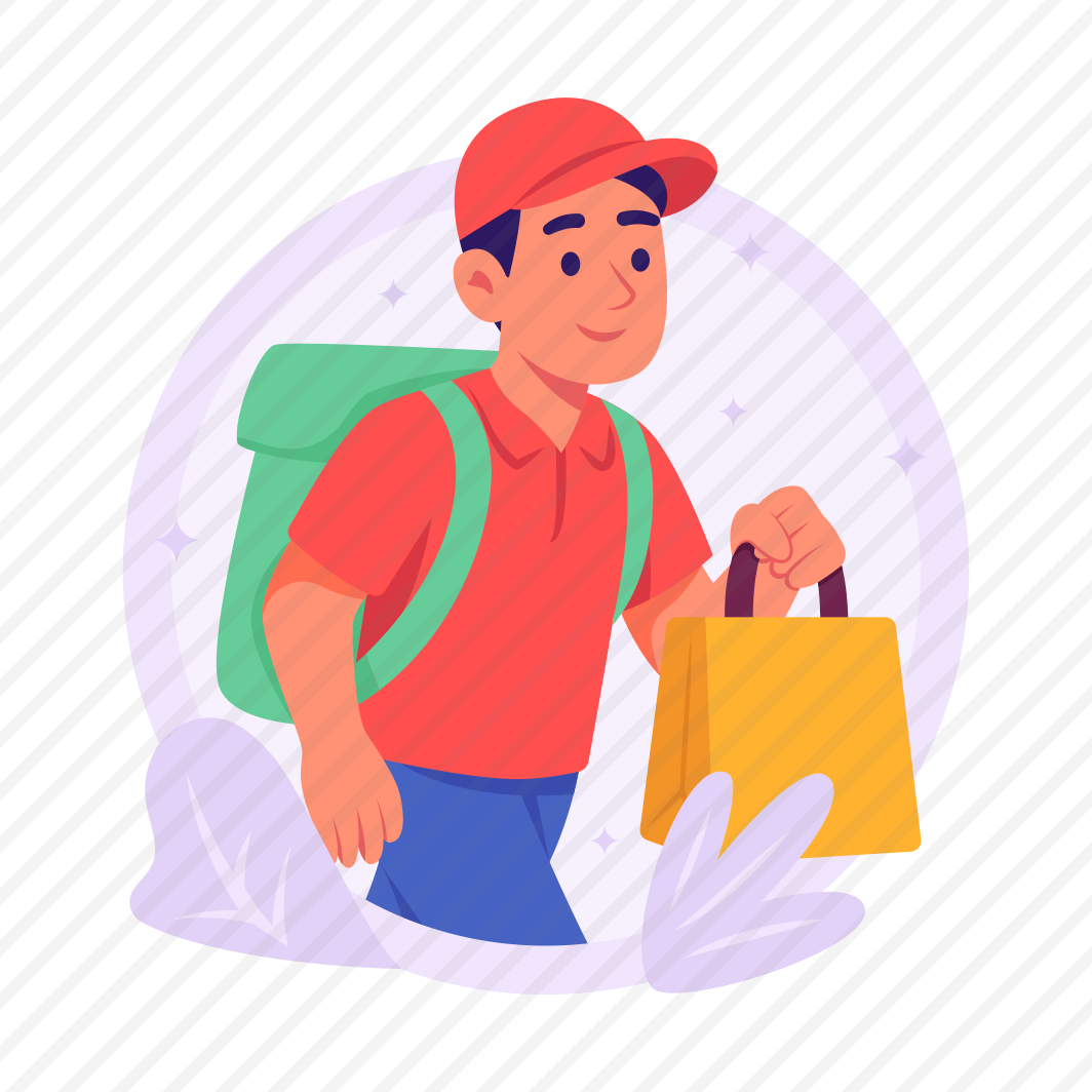 Shopping, Delivery, Service, Courier, Online, Bag, Package, Parcel preview