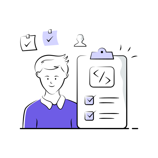 Task, List, Checklist, To Do, Developer, Programmer, Productivity illustration