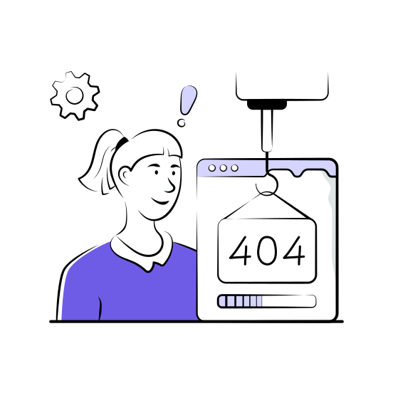 Website, Maintenance, , Error, Downtime, Bugfixing, Repairing illustration
