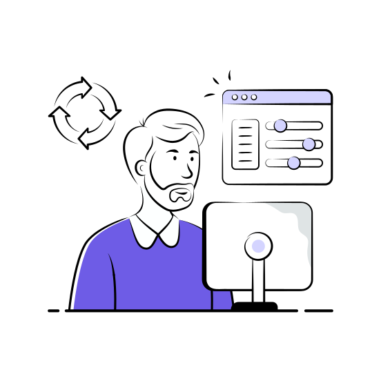 Website, Optimization, Seo, Digital, Marketing, Oline, Adjustments illustration