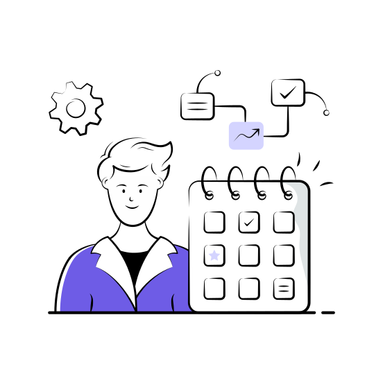 Workflow, Task, Management, Coding, Developer, Programmer, Engineer illustration