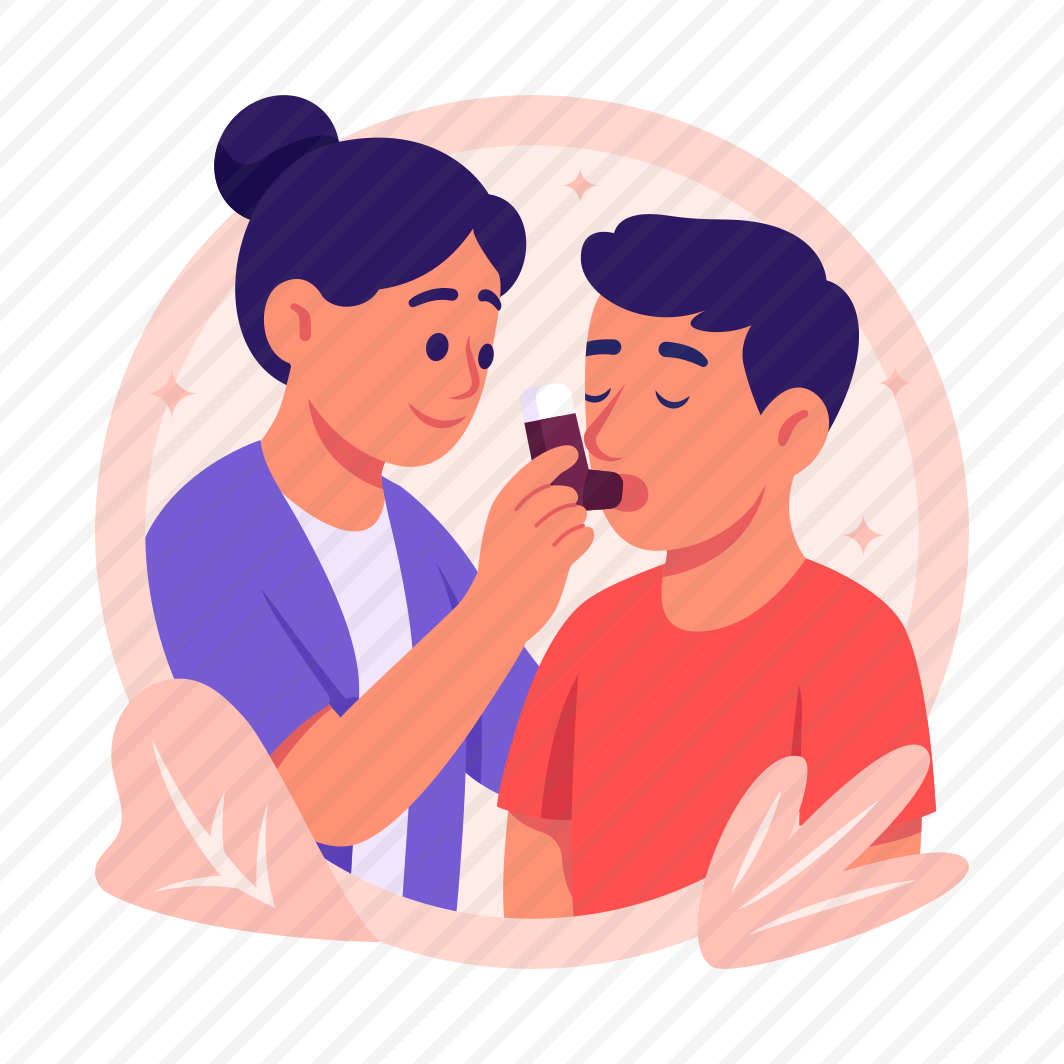 Asthma, Patient, Treatment, Medication, Inhaler, Caregiver, preview