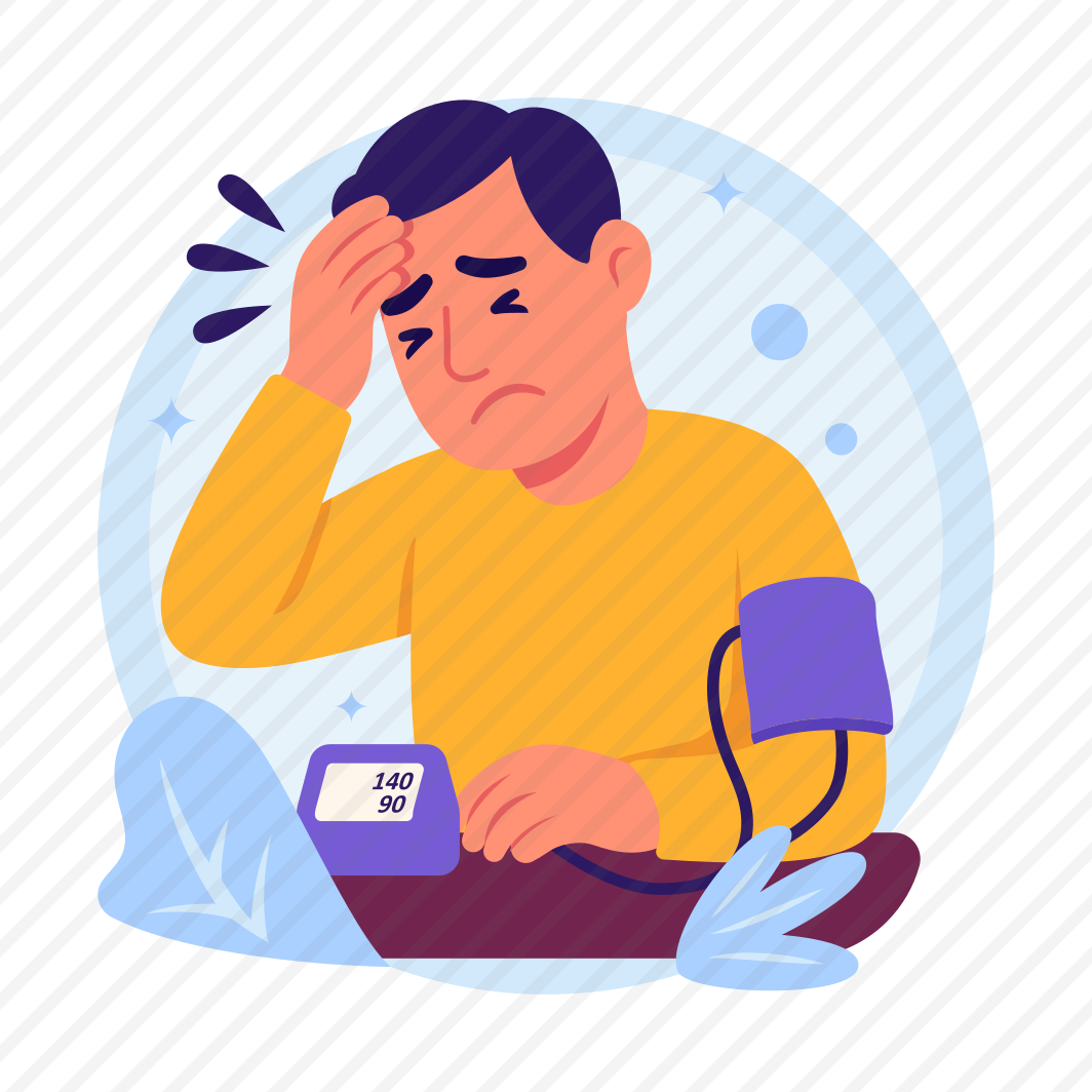 Blood Pressure, Checkup, Hypertension, Headache, Stress, Worried preview