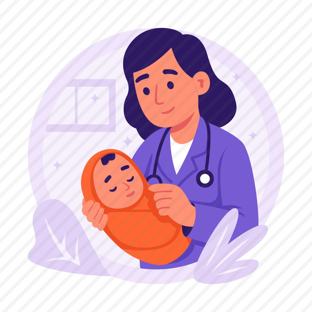 Female, Doctor, Pediatrician, Newborn, Baby, Hospital, Childbirth, preview