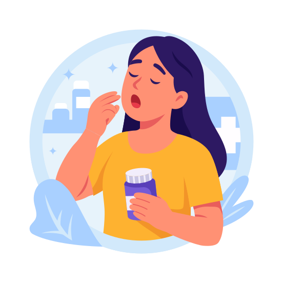Medication, Meditation, Medicine, Treatment, Wellness, Taking, illustration