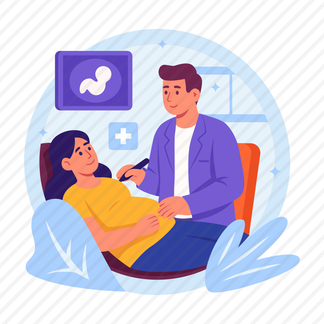 Ultrasound, Pregnant, Doctor, Woman, Obstetrics, Maternity, Sonogram, preview