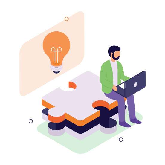 Business, Idea, Innovation, Creativity, Strategy illustration