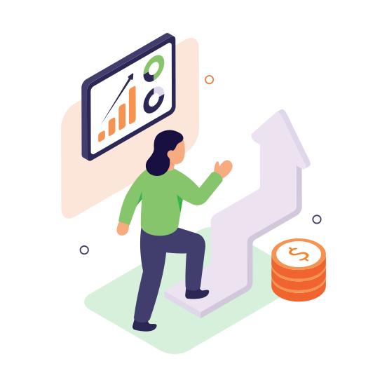 Growth, Strategy, Business, Success, Career illustration