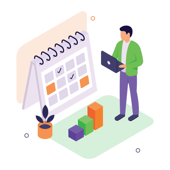 Schedule, Planning, Time, Management, Strategy illustration