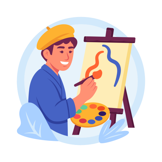 Canvas, Painting, Artist, Easel, Paintbrush, Cultural, Festival, Event, illustration