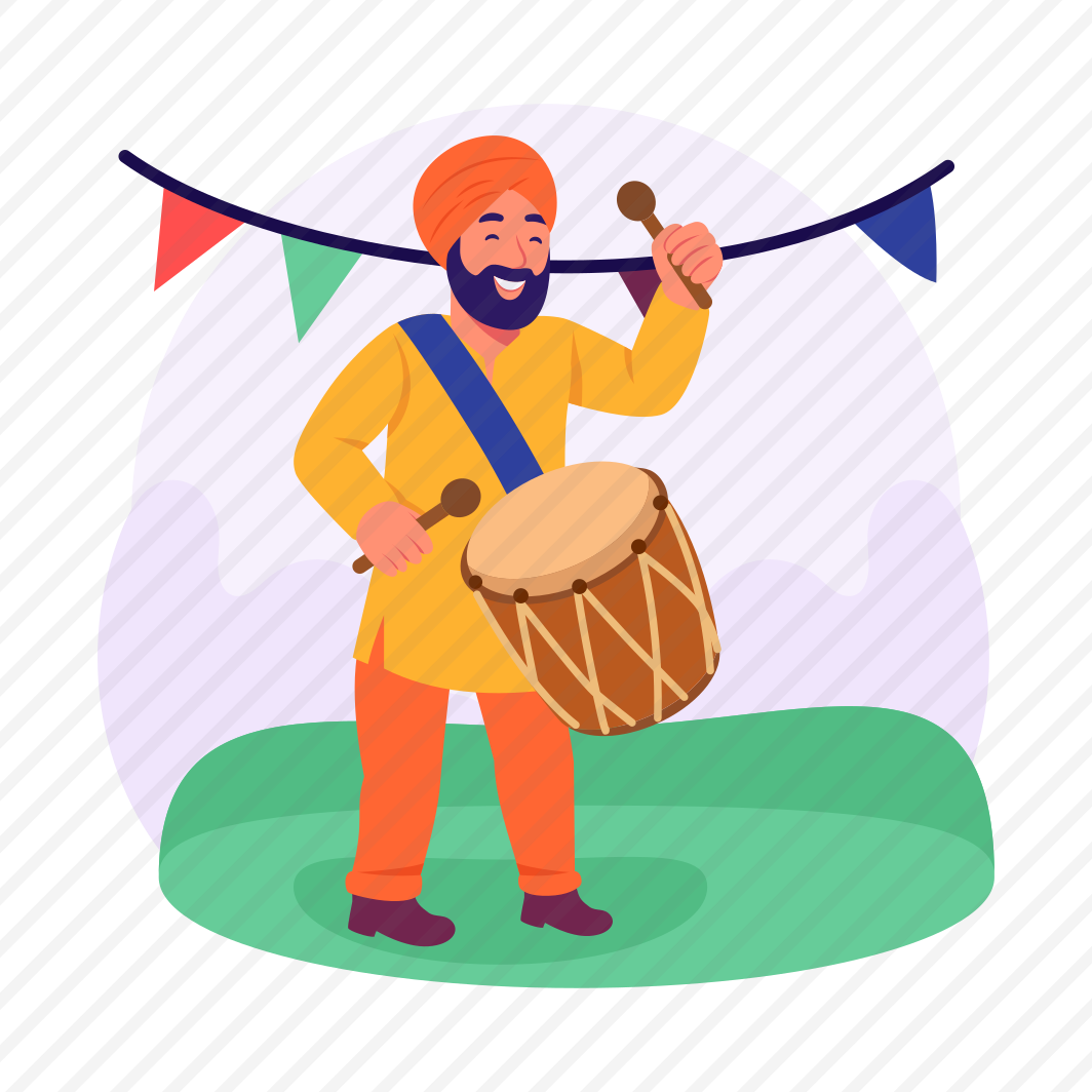 Drum, Beating, Playing, Sikh, Musician, Traditional, Cultural preview