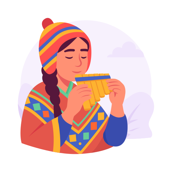 Pan, Flute, Cultural, Panpipe, Instrument, Performance, Traditional, illustration