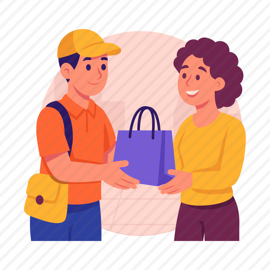 Courier, Delivery, Customer, Logistics, Online preview