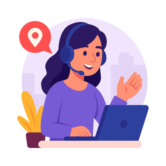 Customer, Service, Call, Center, Support illustration