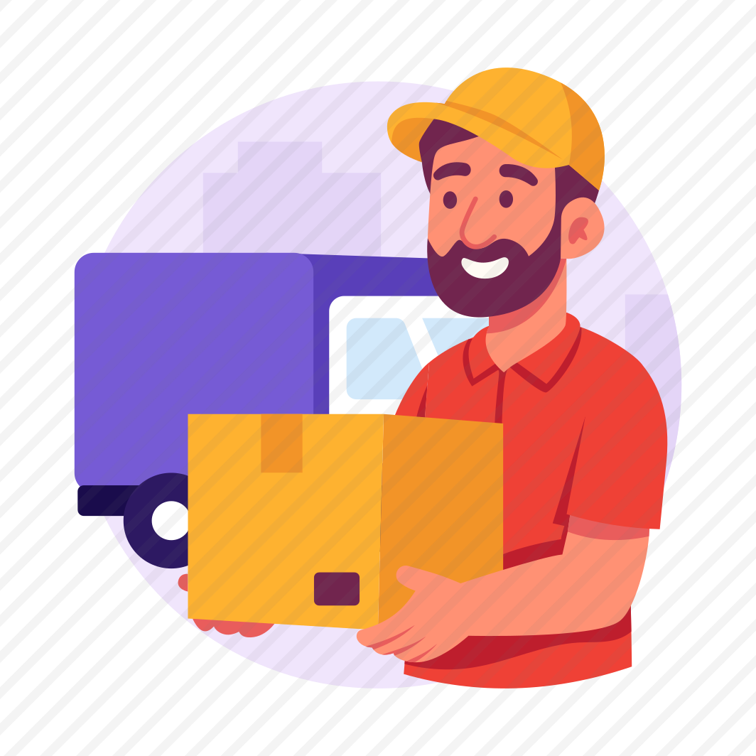 Delivery, Courier, Man, Parcel, Person preview
