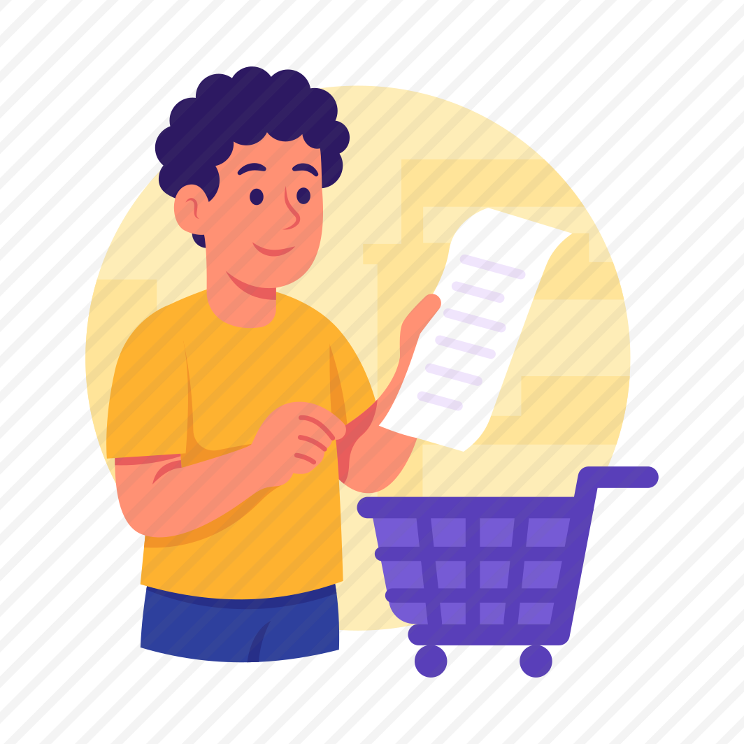 Grocery, Receipt, Bill, Shopping, Ecommerce preview