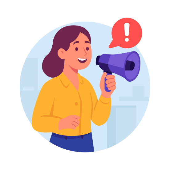 Promotion, Marketing, Campaign, Announcement, Alert illustration
