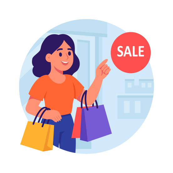 Sale, Ecommerce, Offer, Ecommerce, Discount illustration