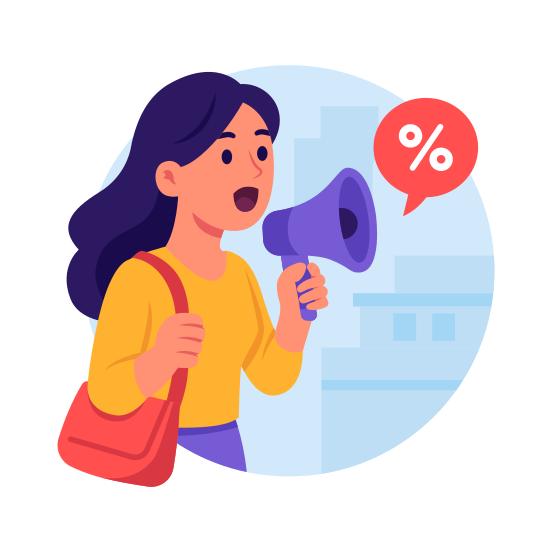 Sale, Marketing, Sale, Announcement, Campaign illustration