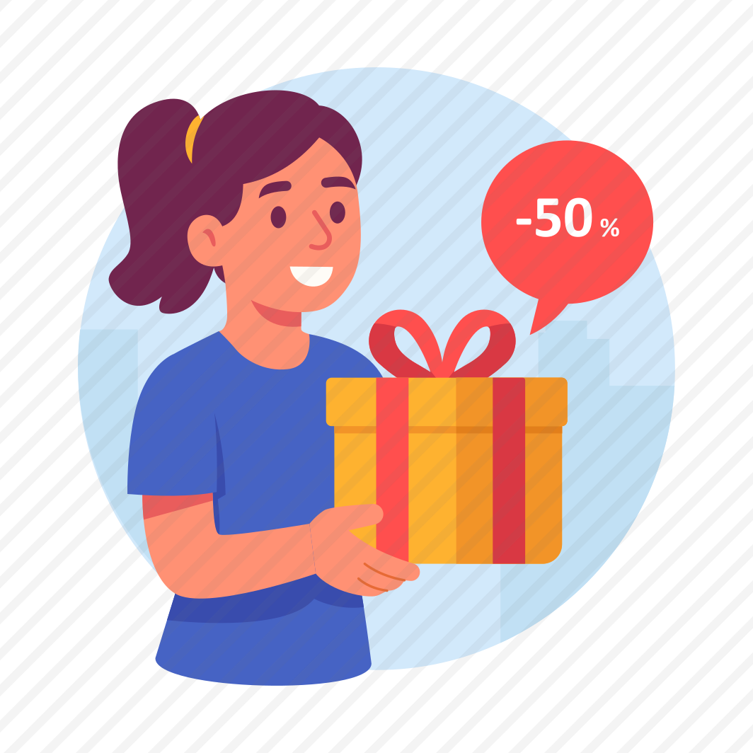 Sale, Offer, Gift, Ecommerce, Discount preview