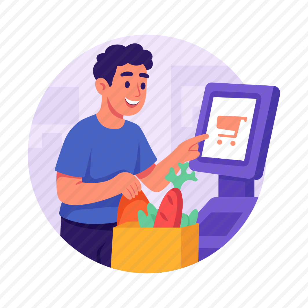Shopping, Grocery, Payment,self, Checkout preview