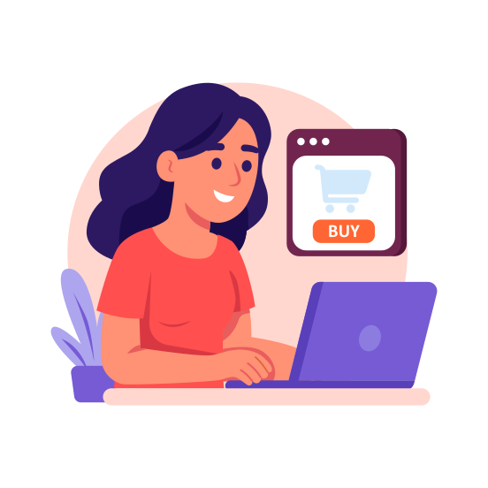 Website, Shopping, Ecommerce, Online, Internet illustration